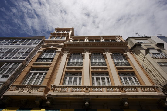 Fachada do edificio do Casino de Ferrol, sede da actividade