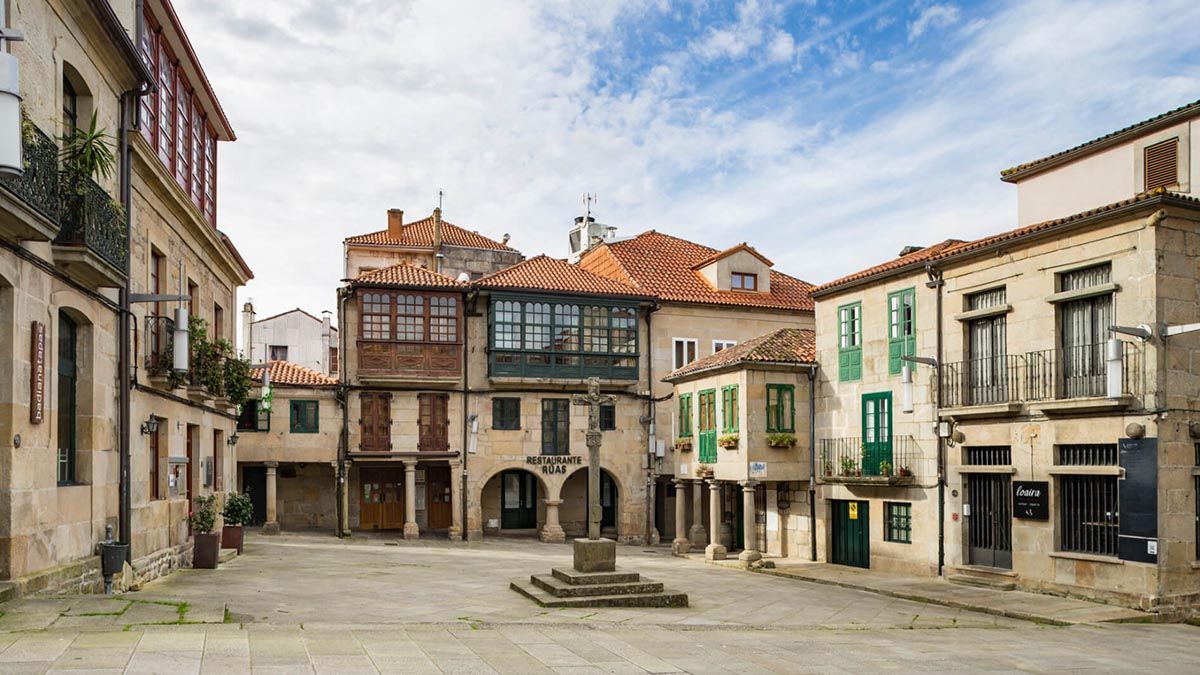 O centro histórico de Pontevedra nunha imaxe de Eldiario.es