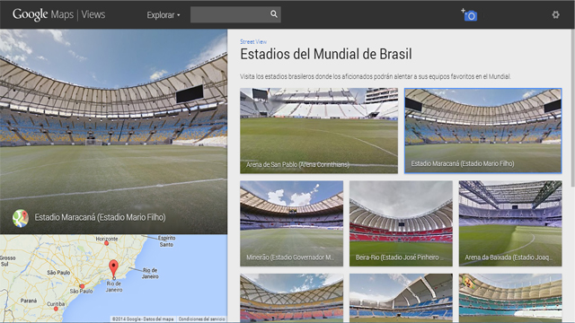 mapsstadios Visita los 12 estadios del Mundial con Google Maps