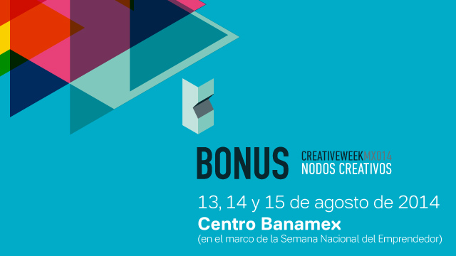 Bonus1 Todo está listo para el Festival BonusMX014: Nodos Creativos