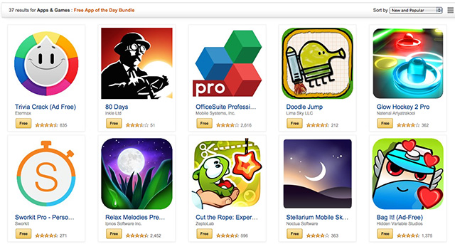 Apps Amazon Amazon regala 37 aplicaciones para Android por San Valentín