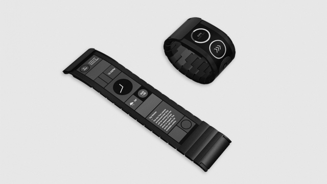 polyera Wove, el smartwatch con una pantalla que se extiende por la correa