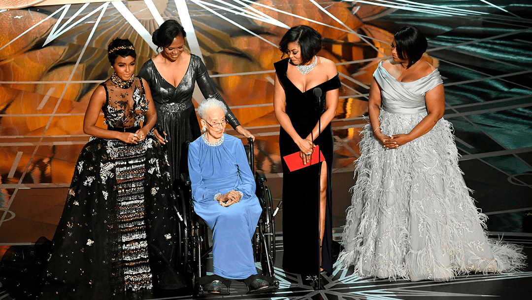 nasa matematica La física Katherine Johnson protagonizó el momento más emotivo de los Oscars