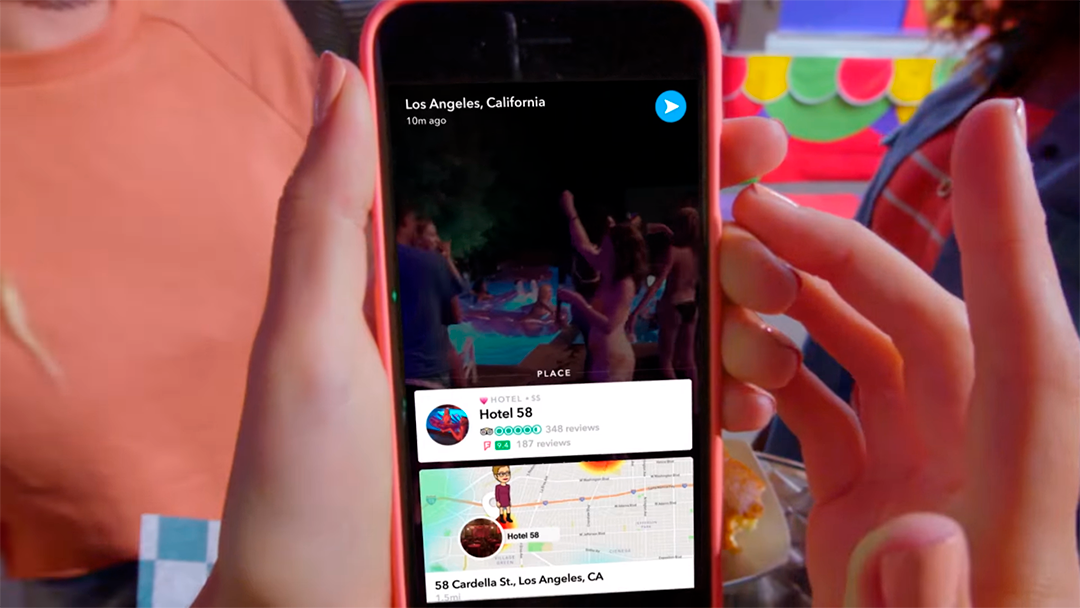 imagen de la actualizacion de snapchat