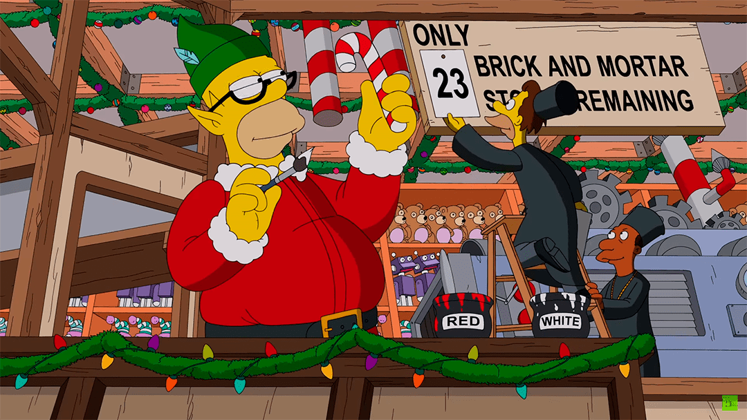 una imagen de la serie Los Simpson