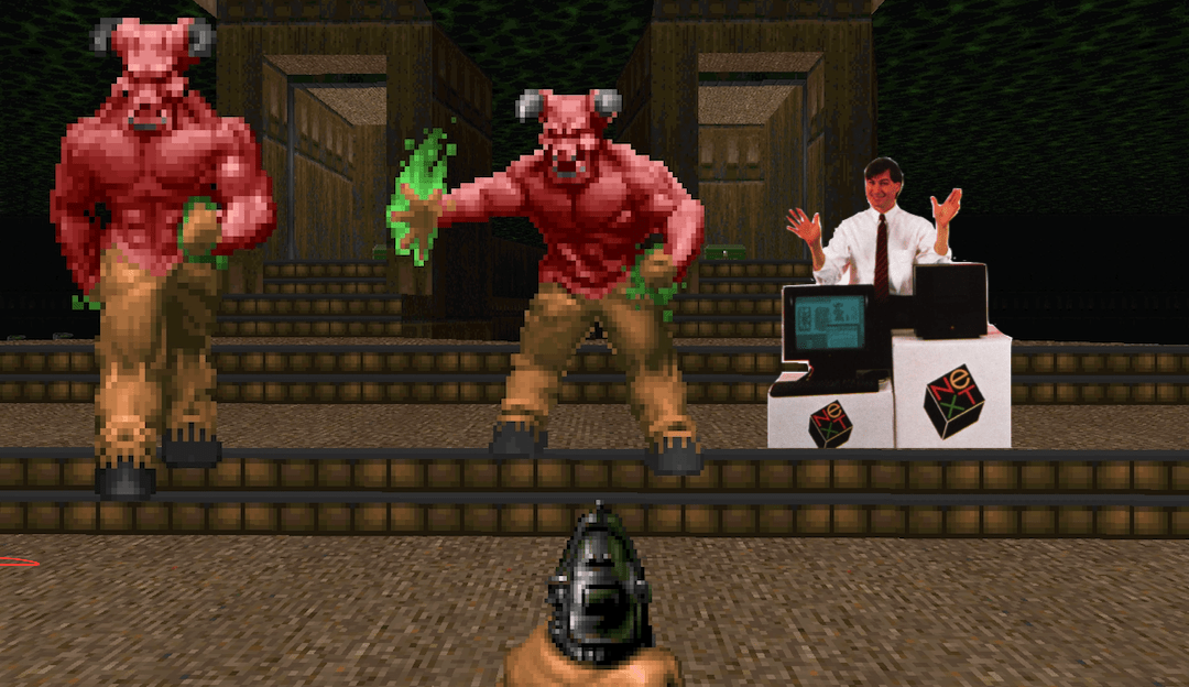 doom Steve Jobs no quiso que Doom promocionara NeXT... y luego se arrepintió
