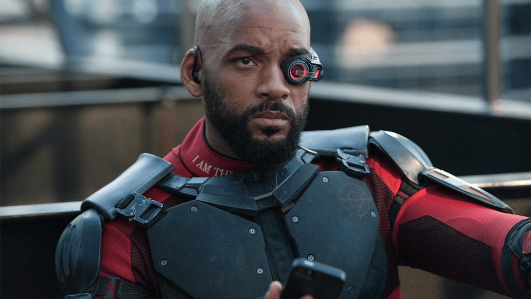 Will Smith caractertísado como Deadshot en Suicide Squad