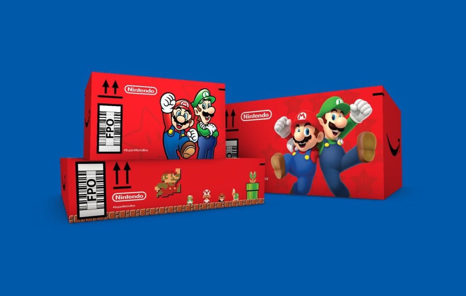 Tus pedidos de Amazon EU podrían llegar en cajas de Super Mario edición limitada