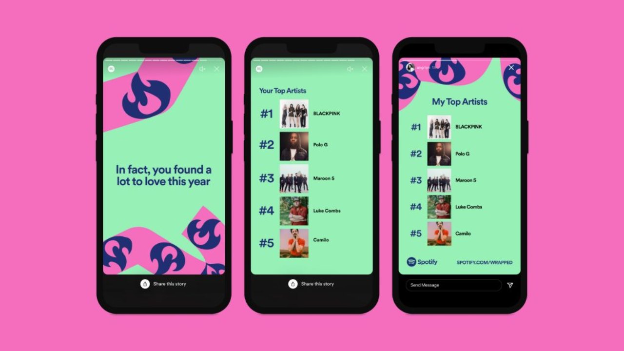 Spotify Wrapped: una mirada retrospectiva a tu año en audio 4 Sección de canciones más reproducidas en Spotify Wrapped