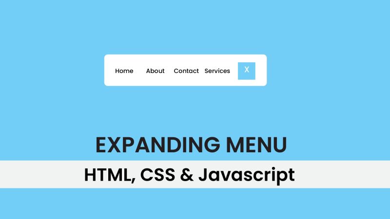 Expanding Menu With Css Javascript By Coding Artist On Dribbble - Premium Abstract Image Gallery - Retina