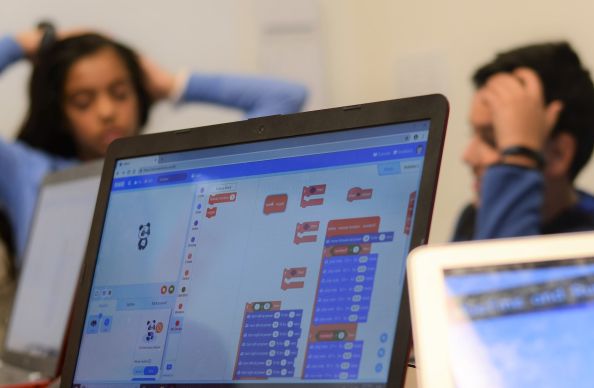 Coding Butterfly Robotics Coding School For Kids - Creative Colorful Texture - HD