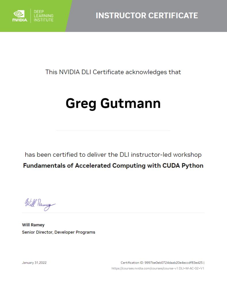 Nvidia Dli Workshop Certificates - Best Light Pictures in Ultra HD