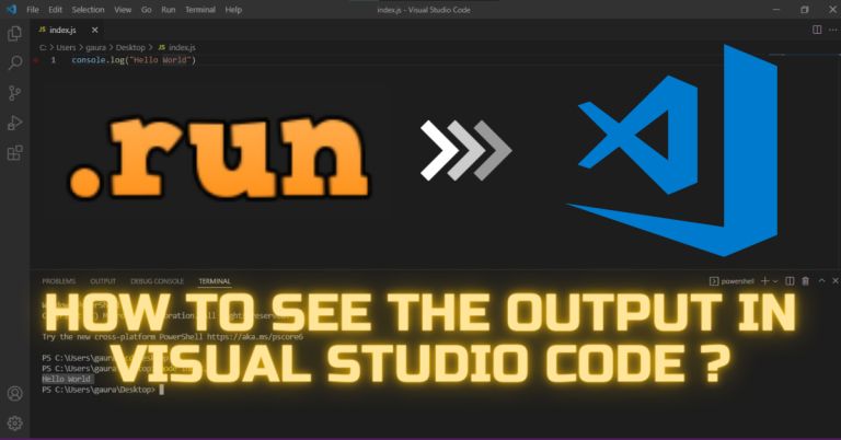 How To Get Only Output In Visual Studio Code Design Talk - Elegant Sunset Pattern - Retina