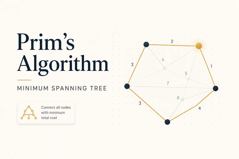 Prim's algorithm visualization