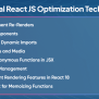 React JS Optimization Techniques: Build Faster, Leaner Apps