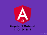 Angular Material Icons Components With Angular 5