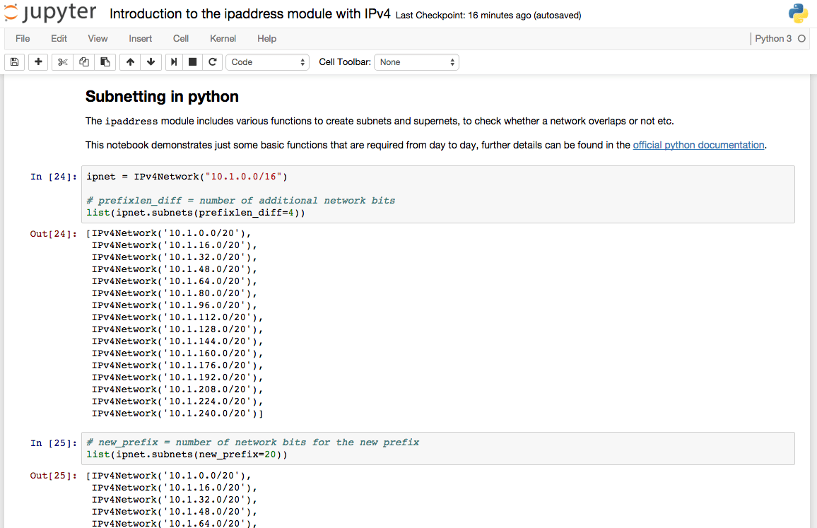 Introduction To The Python Ipaddress Module - Coding Networker Blog