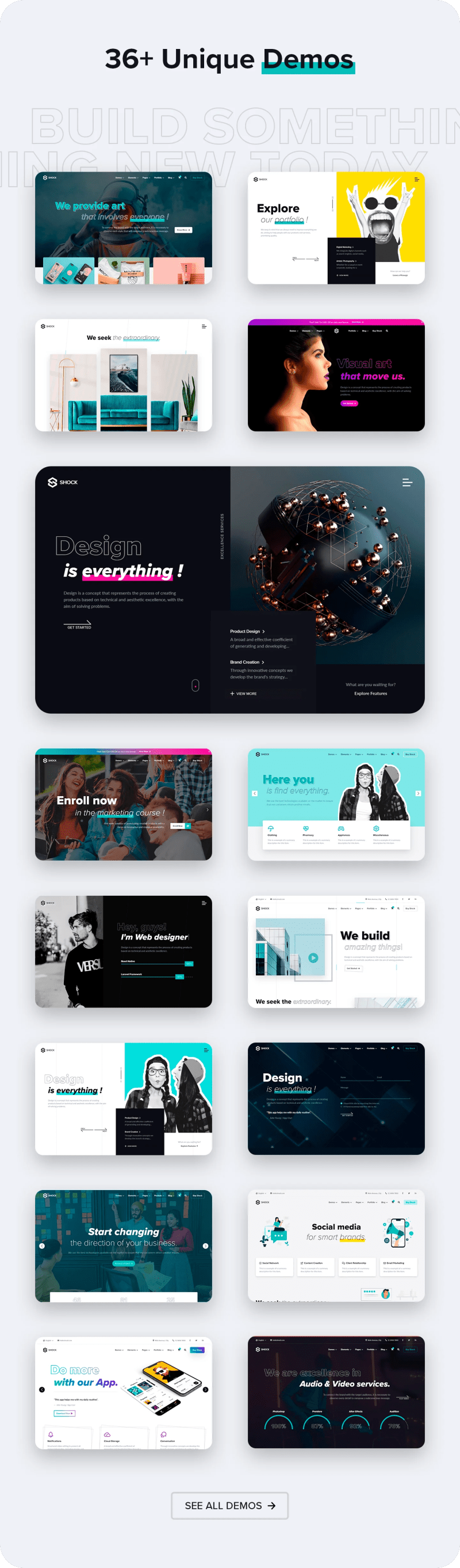 Shock Creative Multipurpose Bootstrap 5 Template By Codingsdev - High Resolution Dark Pictures for Desktop