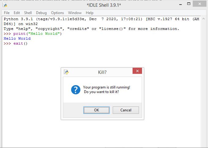 Hello World Program in Python - codingstreets