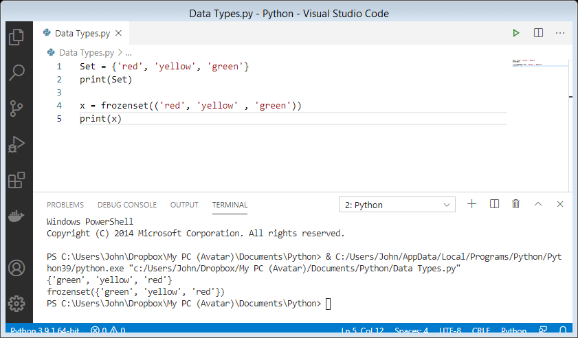 Introduction to Python Data Types - codingstreets