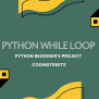 Python While Loop Beginner Project