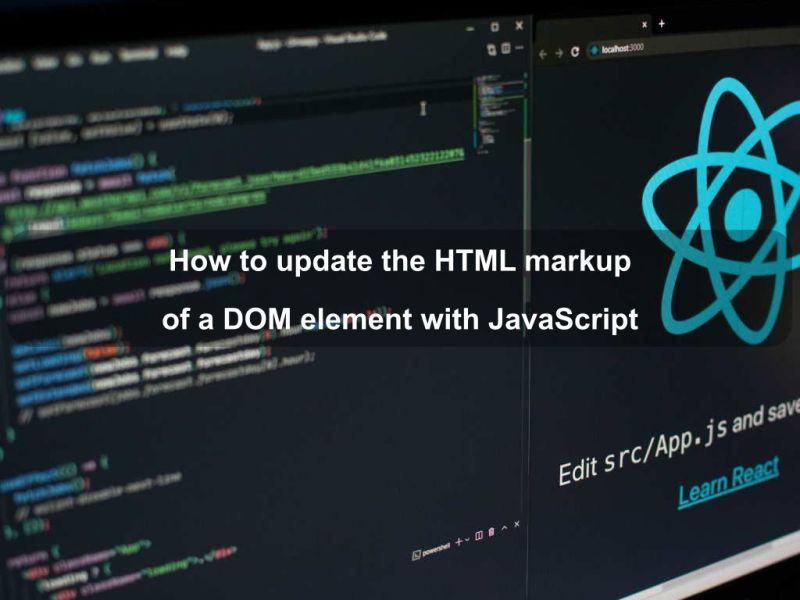 How To Update The Html Markup Of A Dom Element With Javascript Coding Tips And Tricks - Mobile Sunset Textures for Desktop