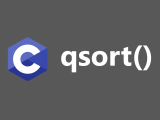 C Library Function Qsort Codingtute