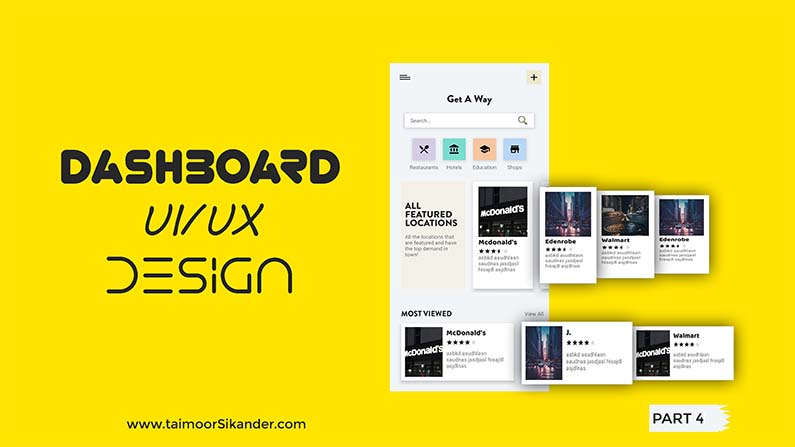 Modern Dashboard UI Design in Android Studio – City Guide App – Part 4 ...