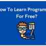 How To Learn Programming For Free? - Codingzap