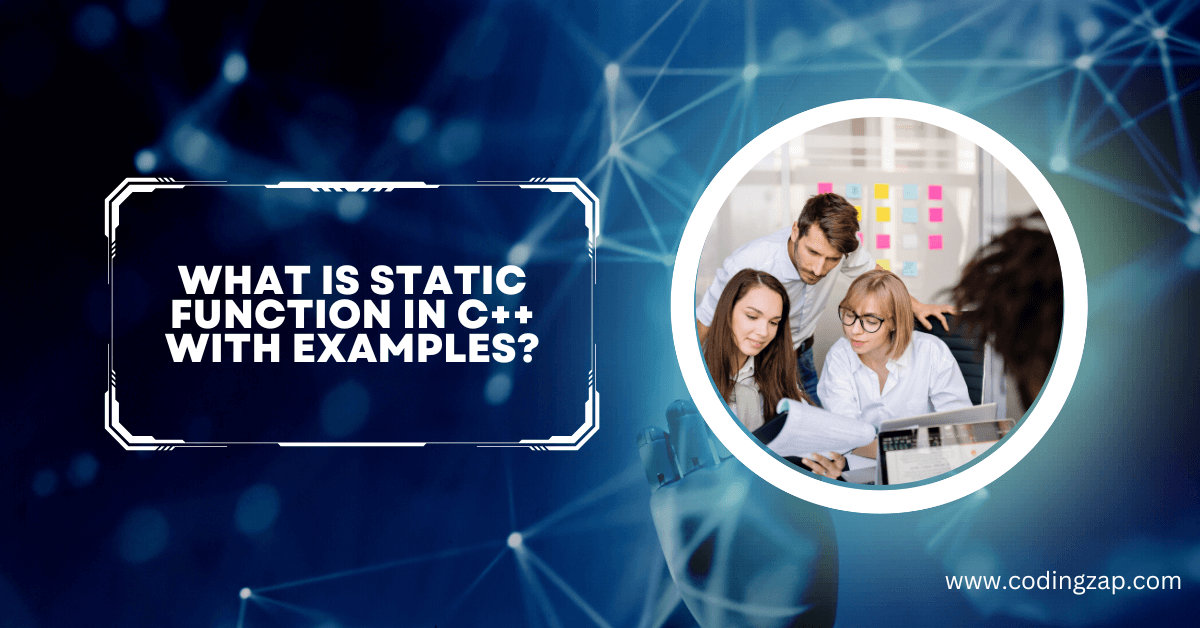 Static Function In C++