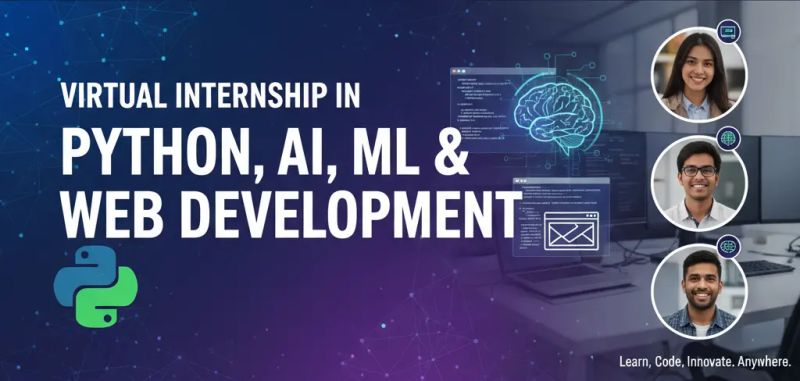 Internship Workfromhome Onlineinternship Ai Python Datascience - Premium Minimal Image Gallery - Retina