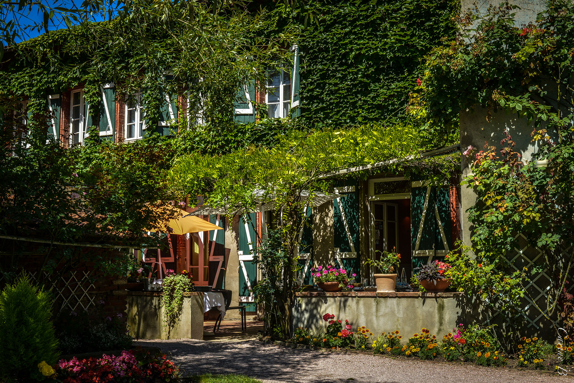 Le Cantou restaurant, et sa carte des vins sur iPad