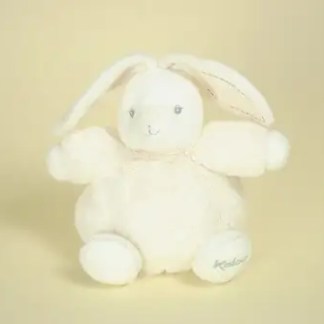lapin boule blanc perle