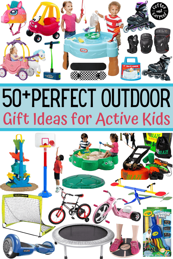 50+ holiday gift ideas for kids to be more active outside