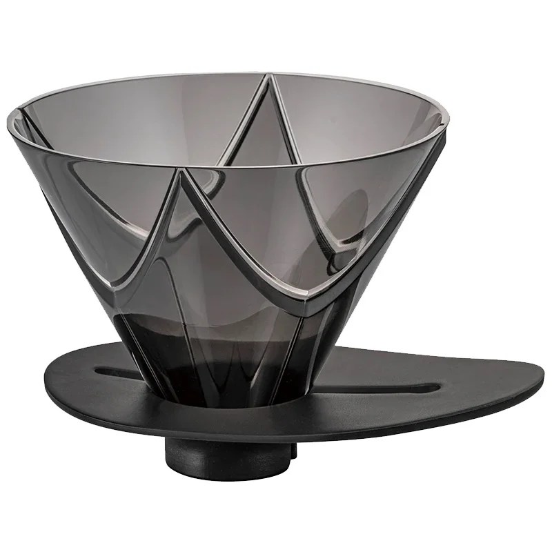 HARIO — V60 One Pour Dripper | Size 02 | Transparent Black