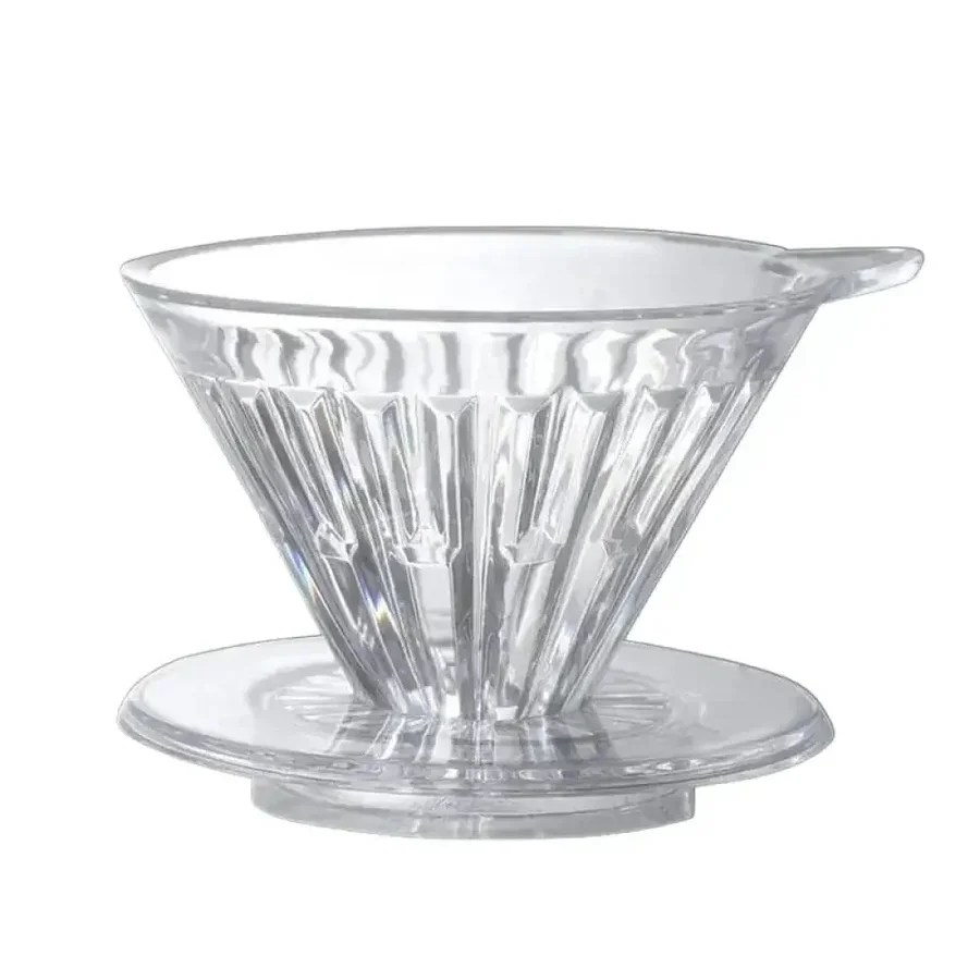 Crystal V60 Dripper | Size 01 | Clear With FILT V01 filters