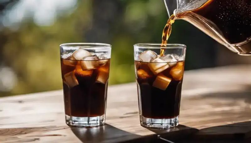 Cold Brew Vs Americano Differences Unveiled - Download High Quality Light Illustration | Desktop