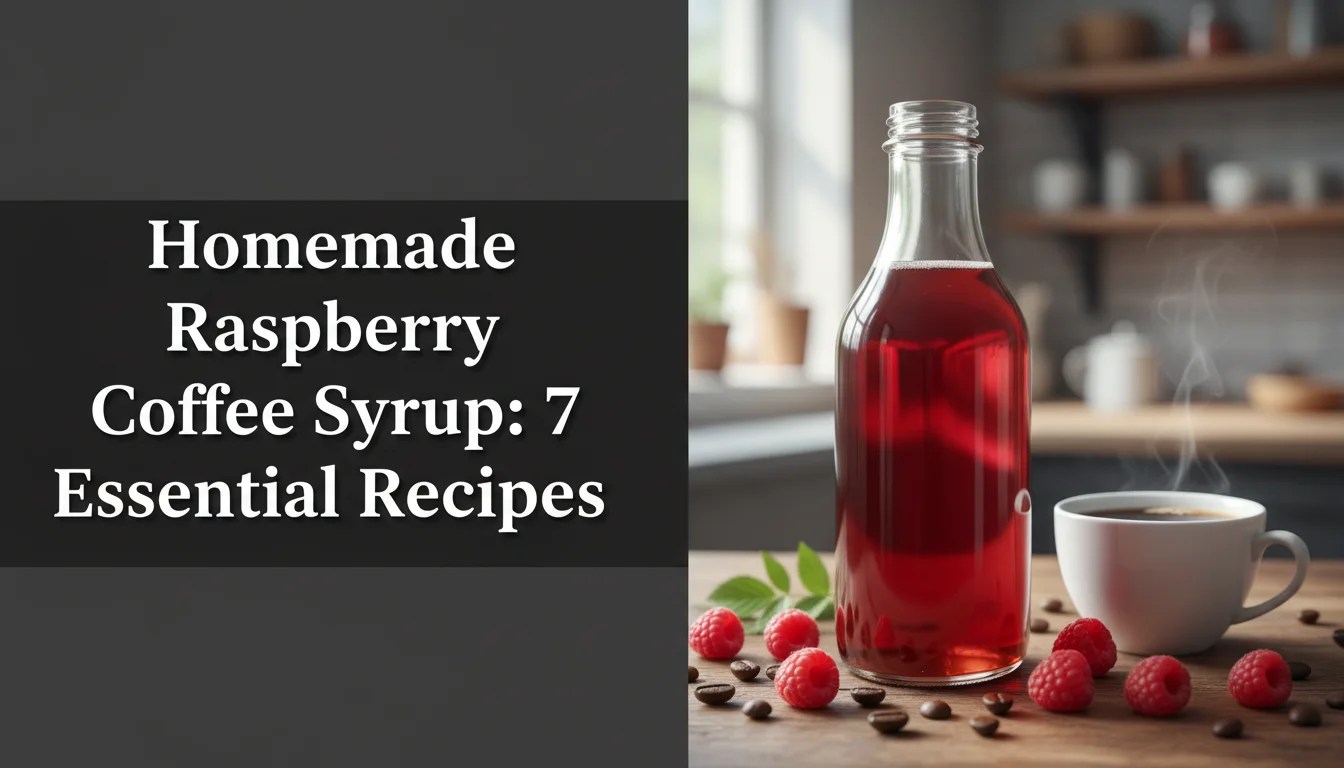 Homemade Raspberry Coffee Syrup: 7 Essential Recipes