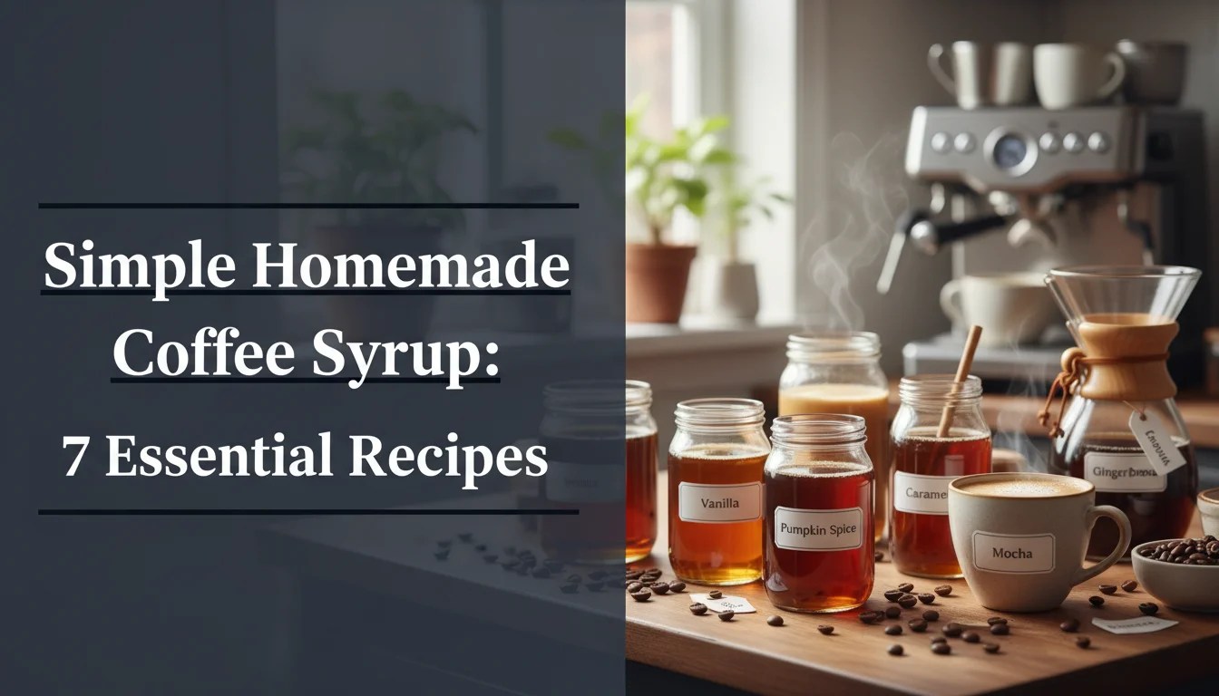 Simple Homemade Coffee Syrup: 7 Essential Recipes