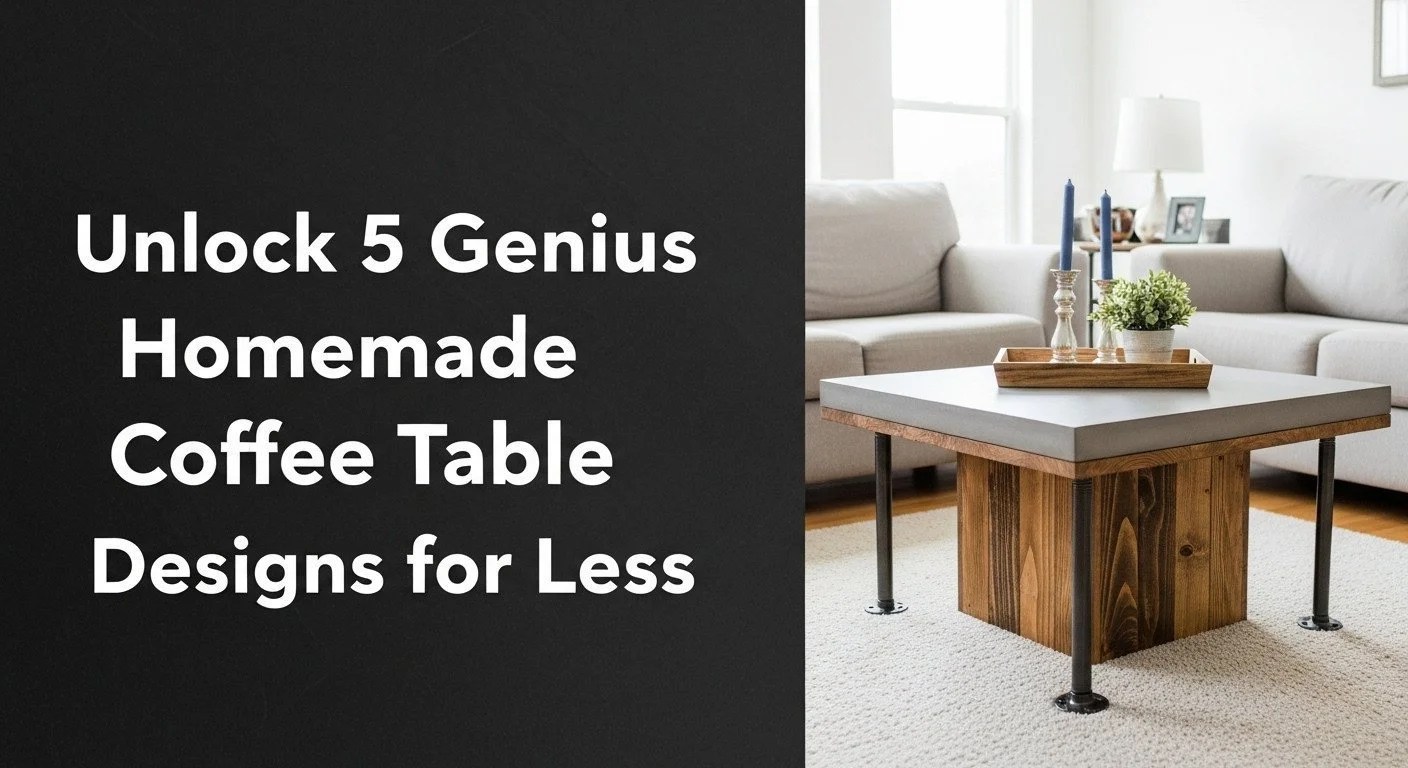 Unlock 5 Genius Homemade Coffee Table Designs for Less