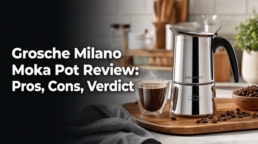 Grosche Milano Moka Pot Review: Pros, Cons, Verdict