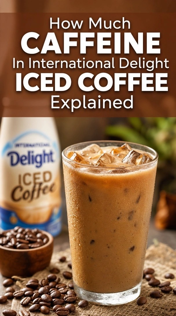 how much caffeine in international delight iced coffee