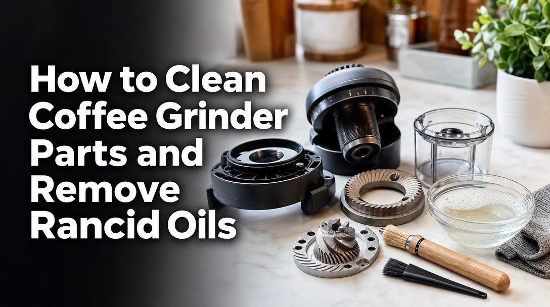 How to Clean Coffee Grinder Parts and Remove Rancid Oils