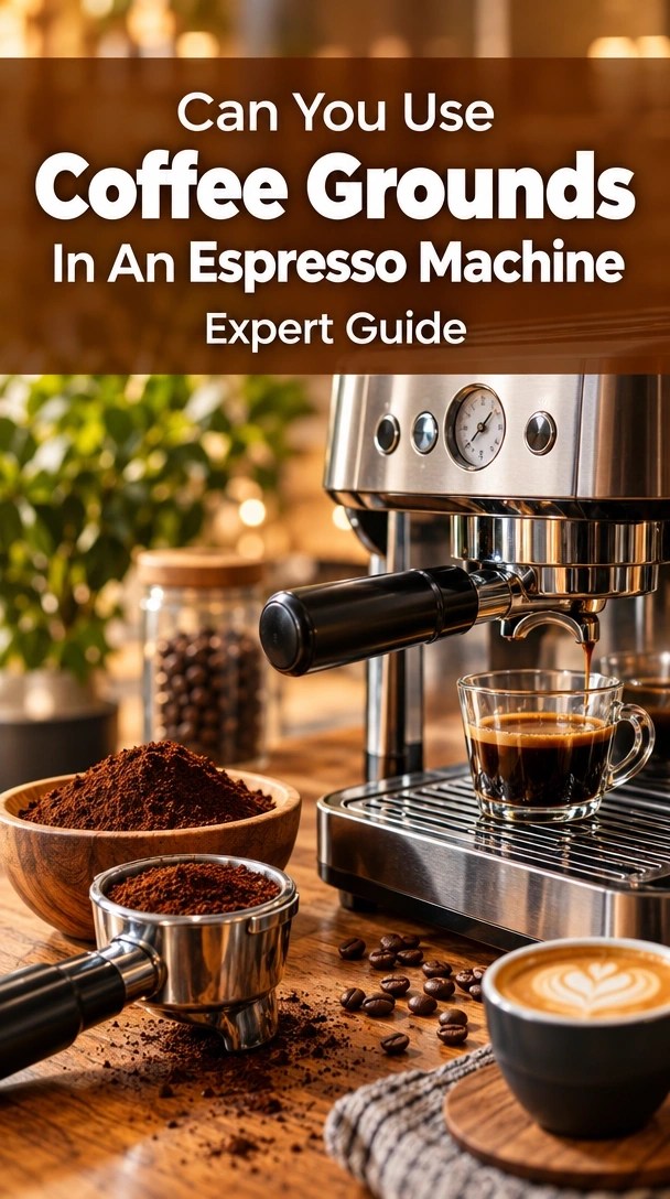 can you use coffee grounds in an espresso machine