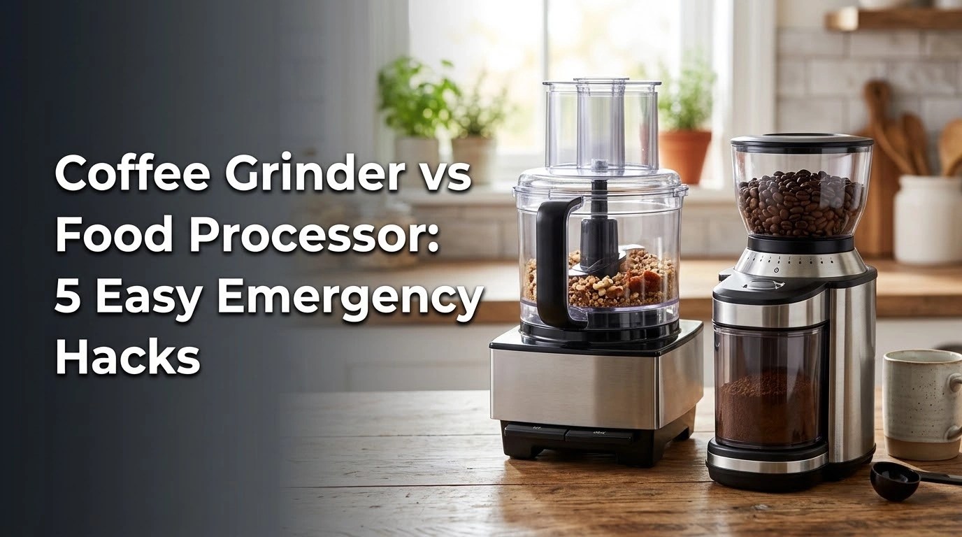 Coffee Grinder vs Food Processor: 5 Easy Emergency Hacks