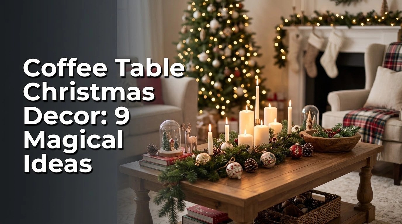 Coffee Table Christmas Decor: 9 Magical Ideas For [year]