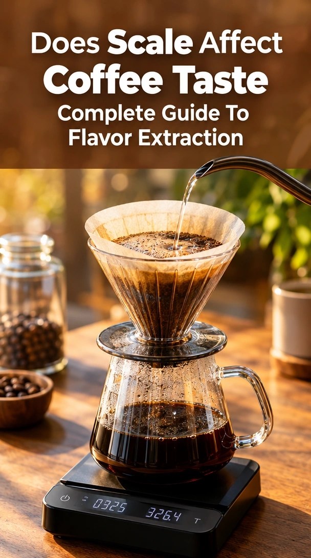 does scale affect coffee taste