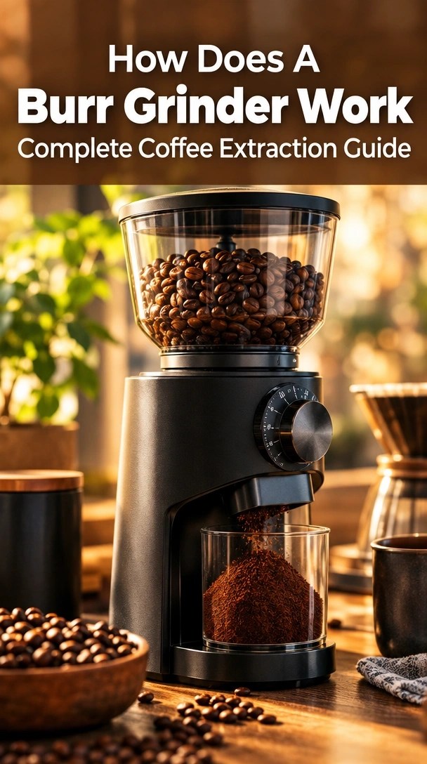 how does burr grinder work