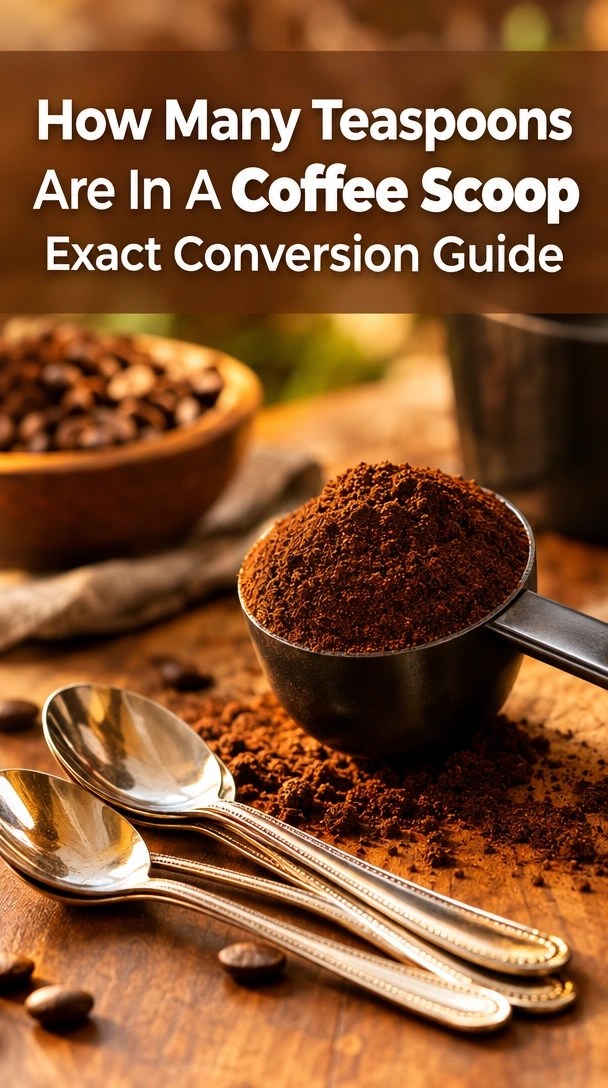 how many teaspoons are in a coffee scoop
