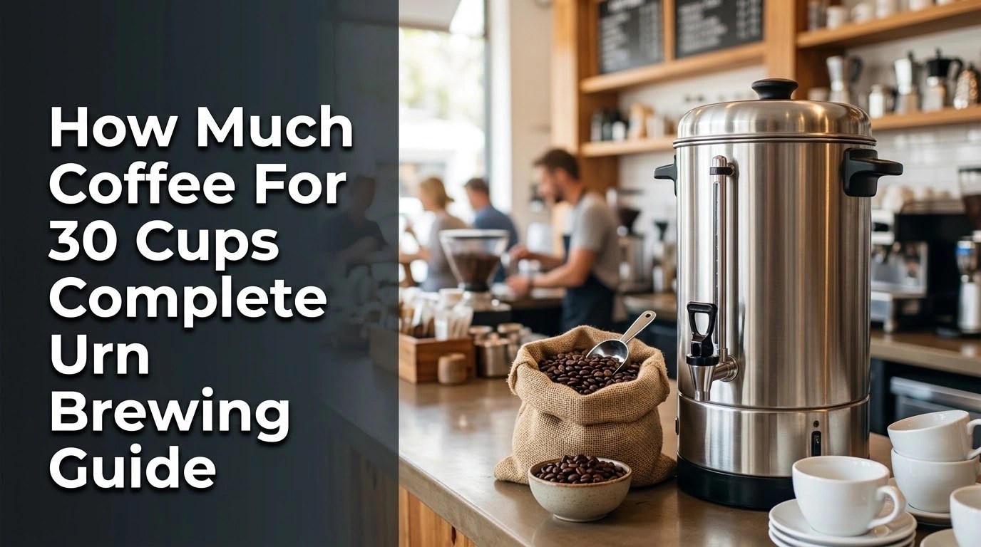 How Much Coffee For 30 Cups Complete Urn Brewing Guide
